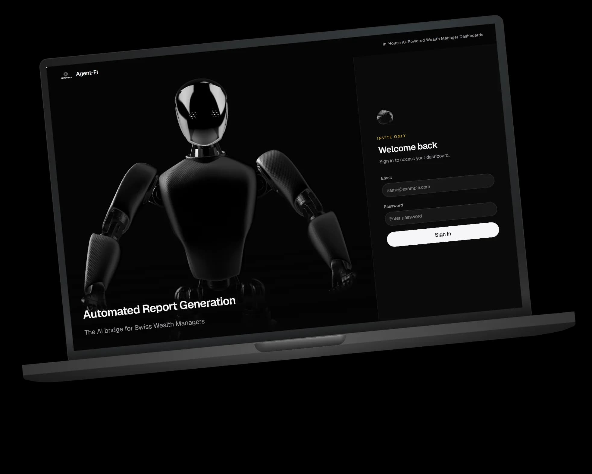 Agent-Fi - Financial Reports Portal