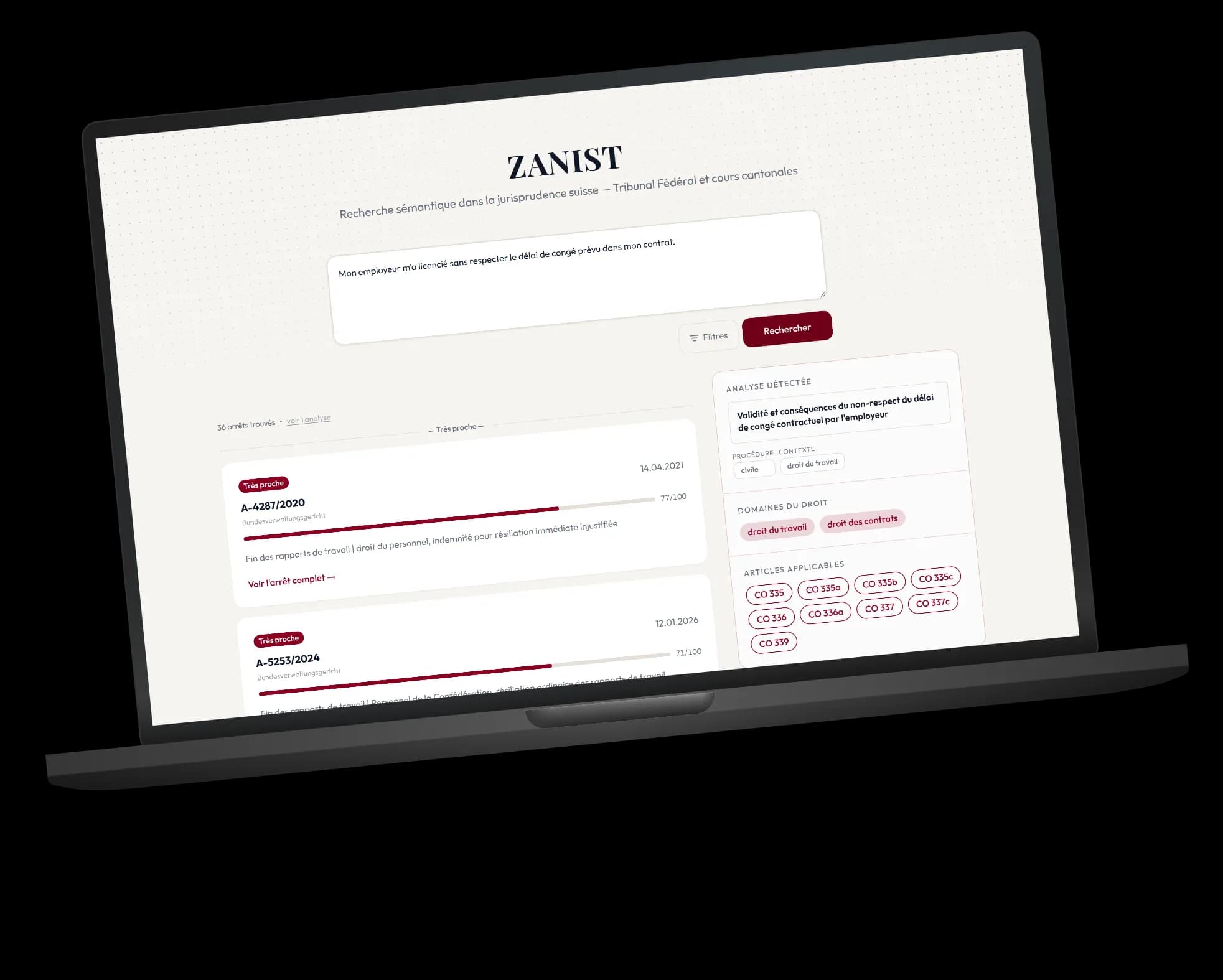 Zanist - Jurisprudence AI