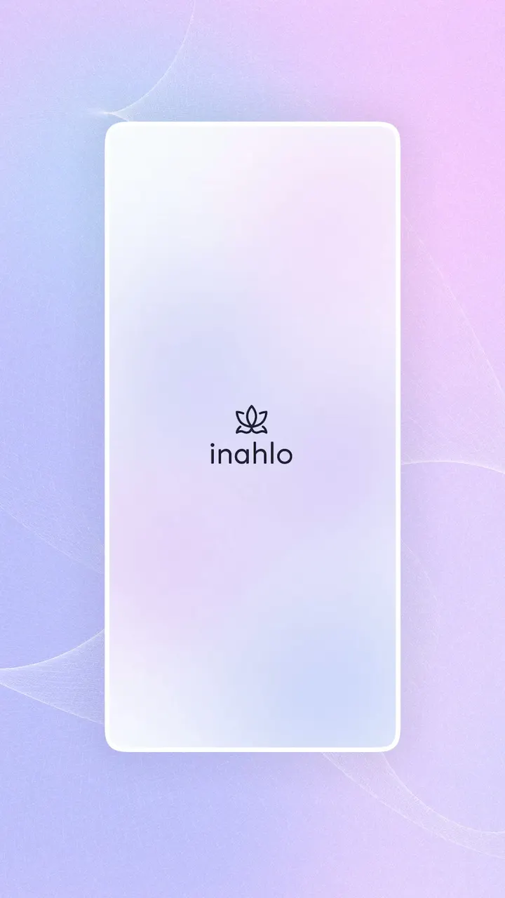 Concept d'application mobile animé : Inhalo